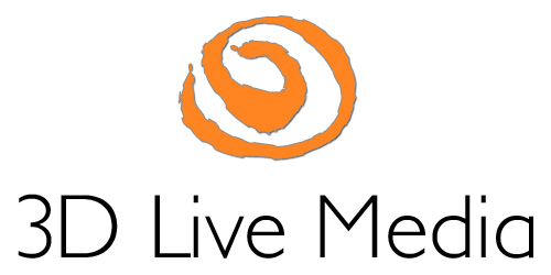 3D Live Media Logo